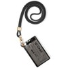 SENLLY Badge Holder with Lanyard, Minimalist Soft Transparent ID Card