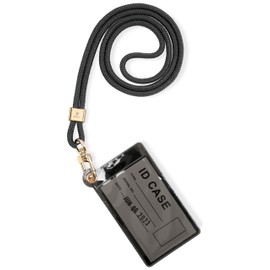 SENLLY Badge Holder with Lanyard, Minimalist Soft Transparent ID Card Holder