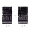 cablecc ATX 8Pin Female to 8pin Male 180 Degree AngledPower