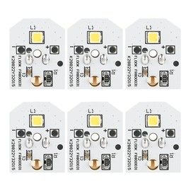 TEENGSE 6PCS WR55X11132 Refrigerator LED Light Replacement for WR55X30602 WR55X26486 PS4704284 3033142 EAP12172918 AP6261806