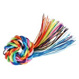 Baker Ross Folia 731100 - Kit da 100 cordoncini intrecciare , Modelli/Colori Assortiti, 1 Pezzo