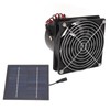 Solar Exhaust Fan Efficient Heat Dissipation Ventilation 50W Solar Panel