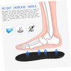minkissy 1 Pair Pu Sports Insole Shoe Cushion Foot Arch
