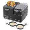 West Bend Breakfast Station 2-Slice Toaster and Egg Cooker/Poacher with