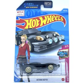 Hot Wheels- Astana Hotto- HW Drift 3/5 [Black] - Spy Racers - 98/250