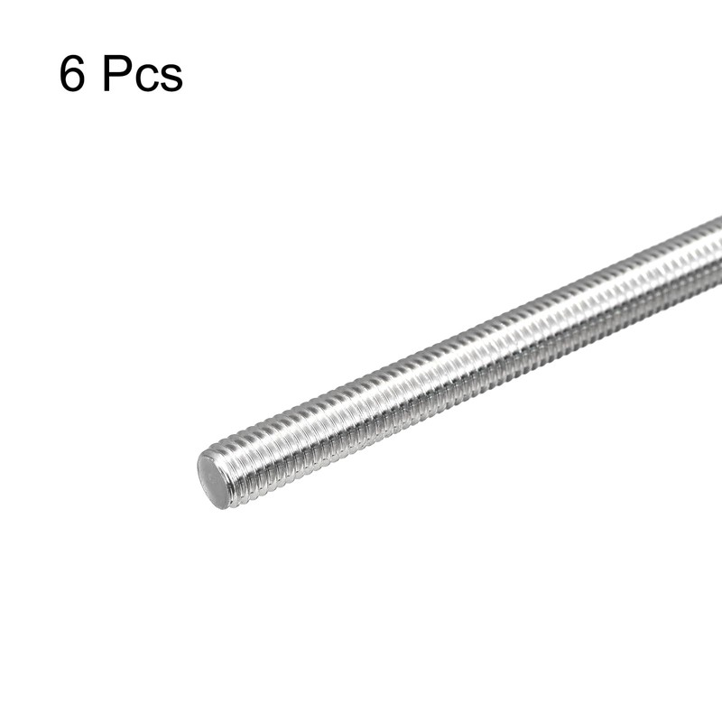 sourcing map Fully Threaded Rod M8 x 300mm 1.25mm Thread