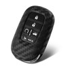 WORCAS Key Fob Case Carbon Fiber Pattern Silicone Cover Compatible