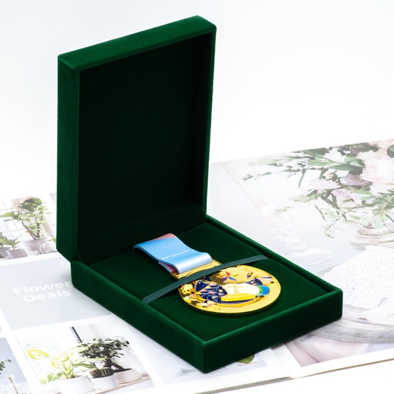 COWFEX Single Medal Display Storage Box for Runners, All Sports