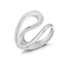 Tuscany Silver Sterling Silver Double Bow Ring, Silver, Easy to