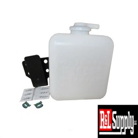GENUINE KUBOTA OVERFLOW COOLANT BOTTLE W/ BRACKET - COOLANT RESERVOIR