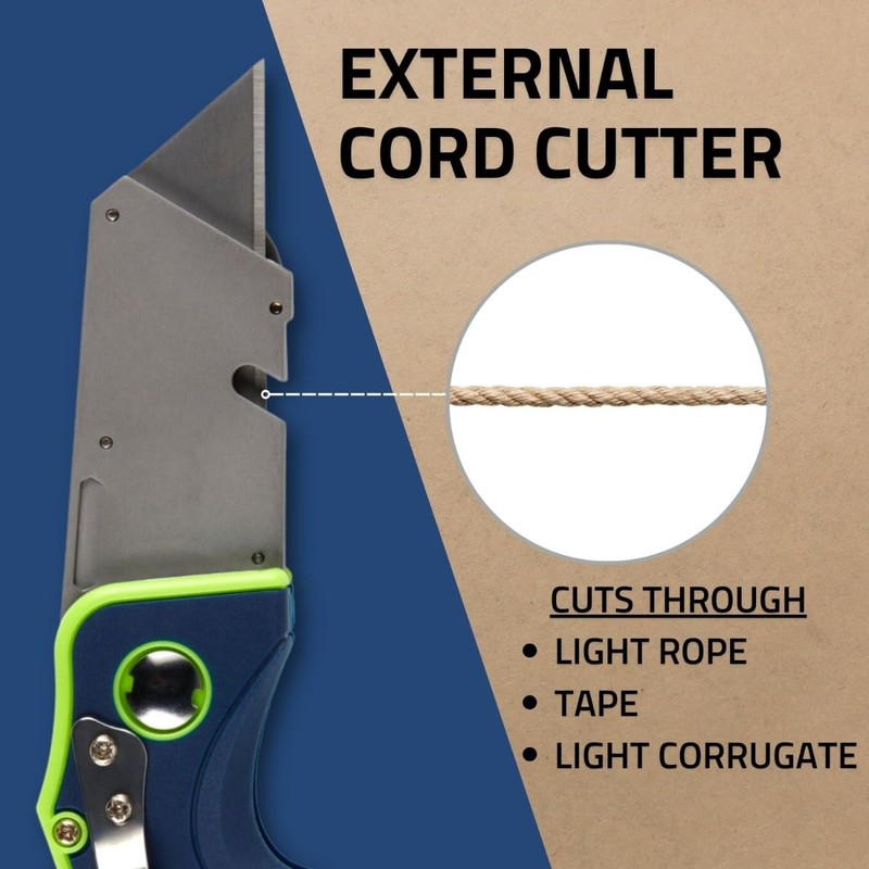 AccuTec Pro Safety F2 Folding Flipper Knife - Utility Knife