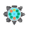 LainKeen Professional Brake Tube Line Flaring Tool 45 Degree Set,