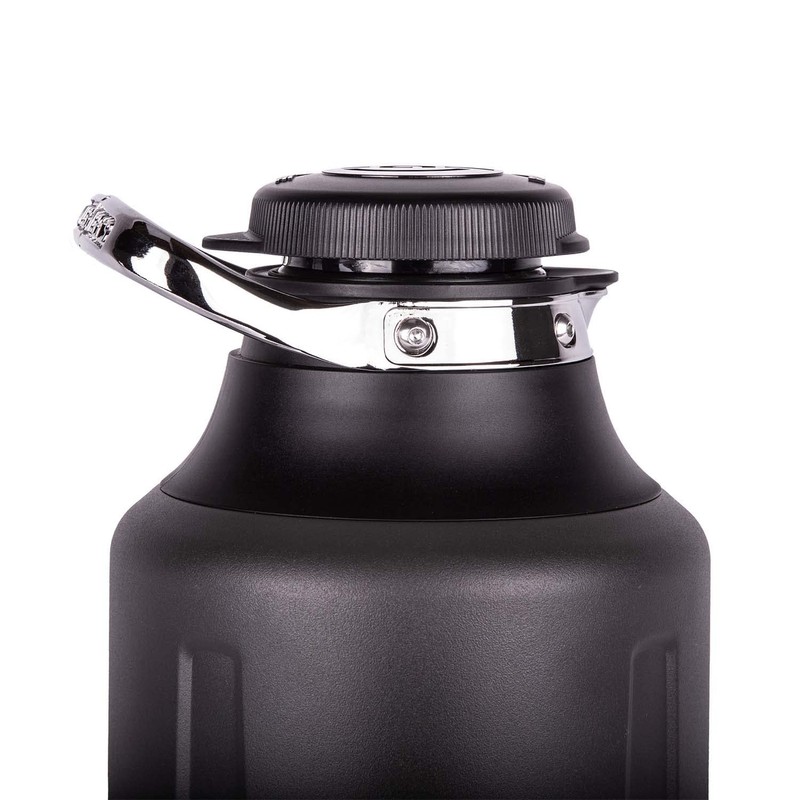 GrowlerWerks Element Stainless Steel Growler – Double-Wall Vacuum-Insulated for Cold