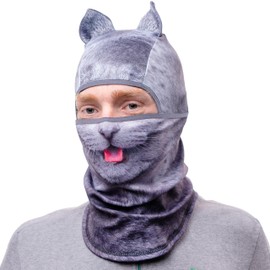 KARIMAT Balaclava Ski Face Mask for Men - Cat - Full Face Breathable Balaclava Mask Unisex - Snowboard Face and Neck Mask for Winter Warmer Cover - Windproof Balaclava Face Mask Adjustable