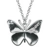DOWAY Cute Butterfly Gifts Enamel Butterfly Chain Necklace Pendant for
