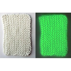 2 Rolls Glow in The Dark Yarn - 120 Yards per roll - Fingering Weight