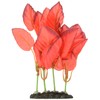 Marina Naturals, Red Foreground Silk Plant, Small Fish Tank Decoration,