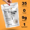 It's Just - 100% Gelatin Powder (2lb) Unflavored, Heavy Metal