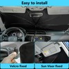 Car sun protection, windscreen, windscreen sun protection, heat protection, car