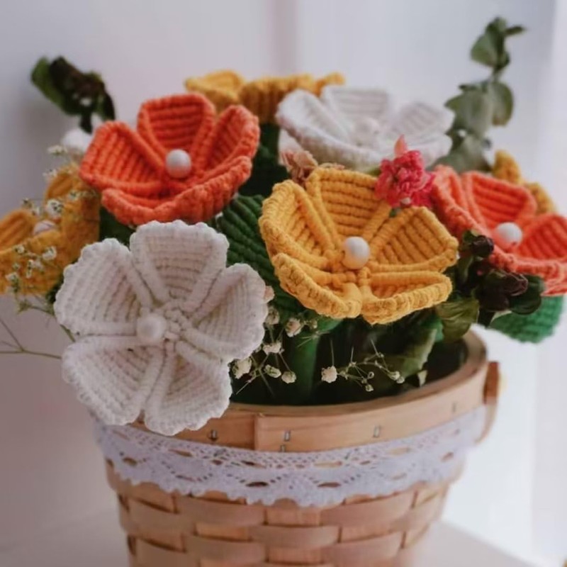 Uvolo 3 mm x 200 m Macrame Yarn, Cotton Yarn,