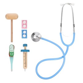 Gadpiparty 1 Juego Doctor de Juguete Kits de Doctor para niños realistas Suministros para niños Kit niño Juguetes simulación médica Juguetes niña Acce
