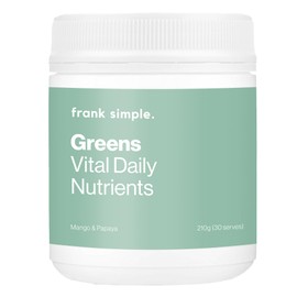 Frank Simple Greens Vital Daily Nutrients Tub 210 g