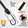 Heavy-Duty Bungee Cords with Reinforced Hooks on Both Ends –