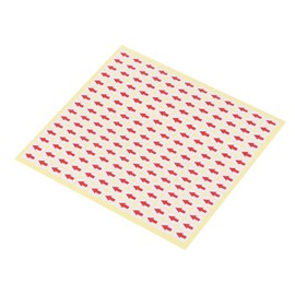 PATIKIL Small Arrow Stickers 0.5x0.4, Self Adhesive Rectangle Product Inspection Defects Indicator Industrial Work, Red