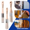 Wesquer 3-Pack 1Inch Paint Brush for Detail Work - Triangle,