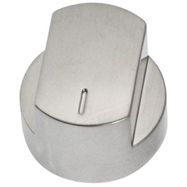 Stoves Genuine Temperature Control Knob for Oven Cooker Grill Hob (Silver/Chrome)