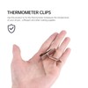 DOITOOL 6PCS Meat Thermometer Probe Clip Holder for Ambient Temperature