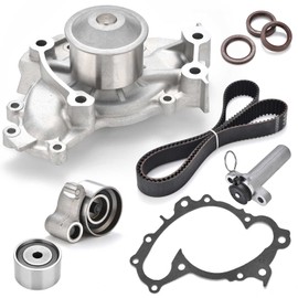 Nakuuly Engine Timing Belt Kit with Water Pump TKT-024 Compatible with 1994-2004 Toyota Camry Avalon Sienna Solara, Lexus ES300 RX300 3.0L V6 1MZFE DOHC 24V