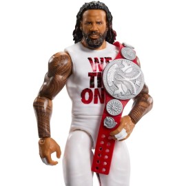 WWE Champions Jimmy Uso Action Figure with RAW Tag Team Title 6 Inch Scale