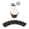 Fun Express Movie Night Cupcake Collars W/Picks (100