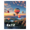 8 x 12 Acrylic Picture Frame, Horizontal/Vertical Clear Photo Frame