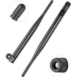 GTIWUNG 3 Stück WLAN Antenne, 2.4G/5.8G Dualband WiFi Antenne, RP-SMA Stecker Antenne 20CM, für WLAN-Router, USB-Adapter, Sicherheits-IP-Kamera, FPV-Kameramonitor