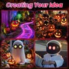 YnGia Led Eyes for Mask Skeleton Ghost Black Cat Spider
