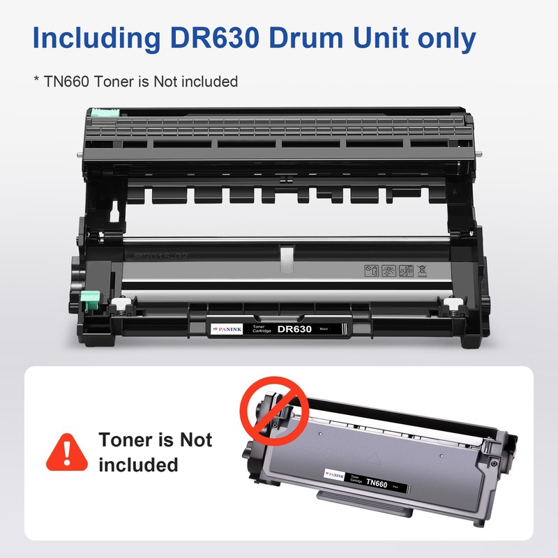 PANINK Compatible Drum Unit Replacement for Brother DR-630 DR 630