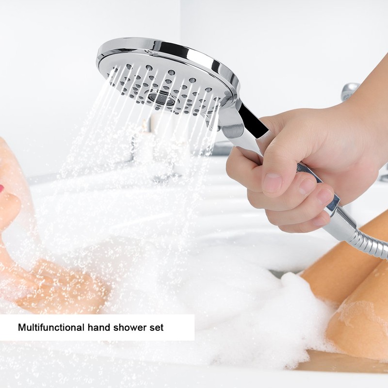 G1/2in Multifunctional Hand Shower Set Water Saving Handheld Shower Head