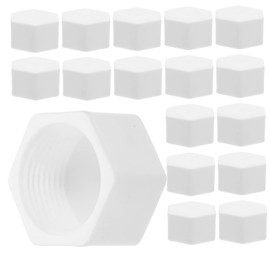 Kisangel Coupling Adapter 20pcs Plastic Plug for Hexagonal Holes Sprinkler End Cap Sprinkler Head Cap Water Plugs for Outdoor Applications