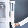HKeeper Large Disposable Cup Holder Wall Mounted,Cup Dispenser, Paper or