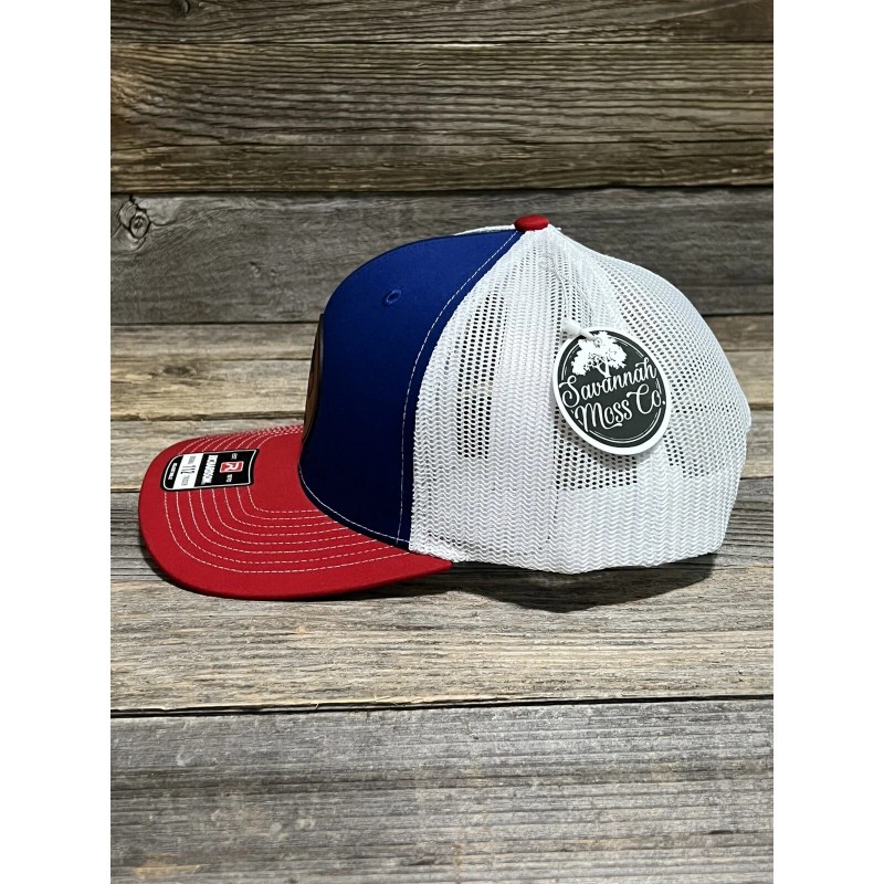 Richardson EAGLE MULLET USA LEATHER PATCH HAT