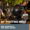 WORX 20V Cordless Misting Fan w/ 3 Speed & 3