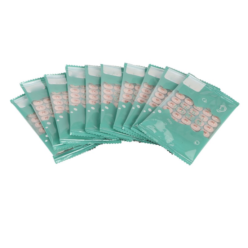 450pcs Acupressure Ear Massage Acupoint Pressure Stimulation Paste Needle Stone