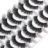 FARRED Mink Lashes False Eyelashes Cat Eye Lashes Wispy Mink
