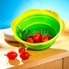 Flower Space Colander Foldable Plastic Flower Shaped Kitchen Strainer