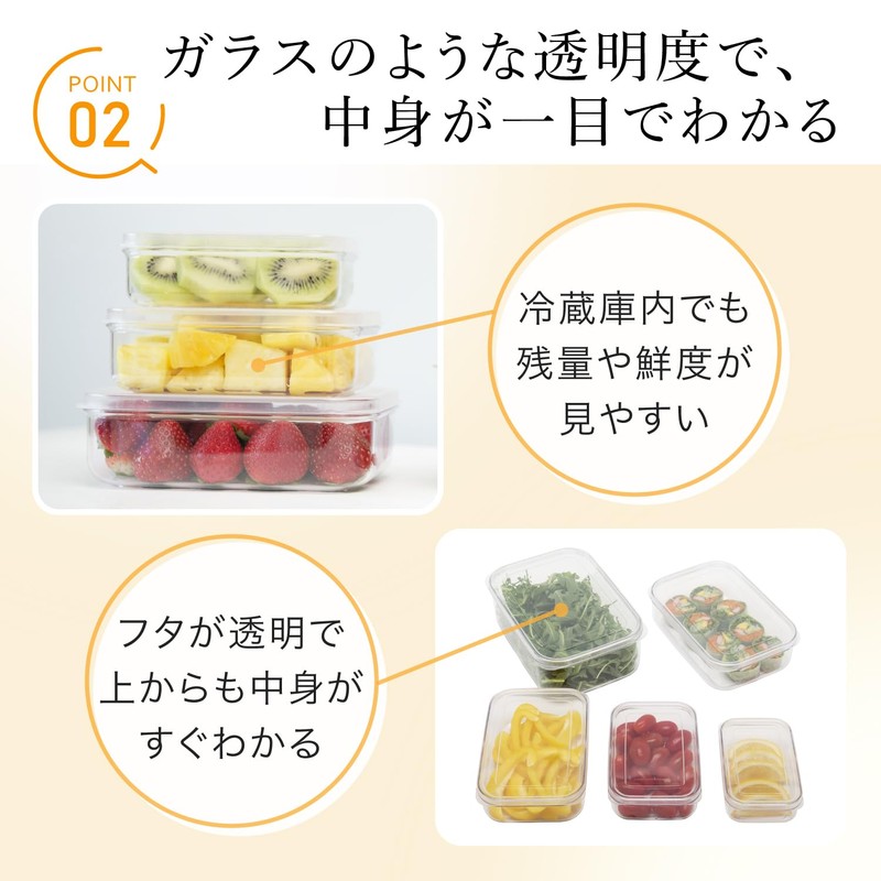 Iwasaki Industries M-A-074 NN Rustroware Micro Clear Storage Container, Tritan