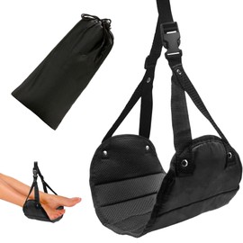 1PCS Foot Hammock for Flight Portable and Comfortable Plane Leg Rest Adjustable and Lightweight Airplane Travel Foot Hammock Provides Relaxation for Long Flight Airplane Office Travel