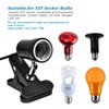 DOMICA Dimmable Reptile Heat Lamp with Timer + 50W UVA