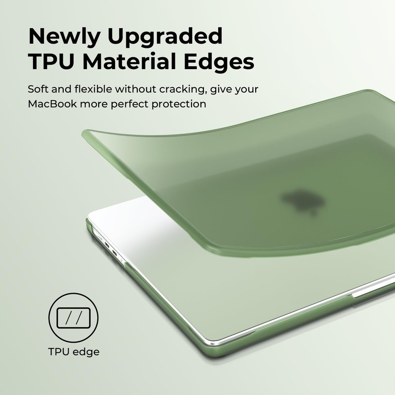 BlueSwan Anti-Cracking Hard Shell Case Compatible with MacBook Pro 14-inch